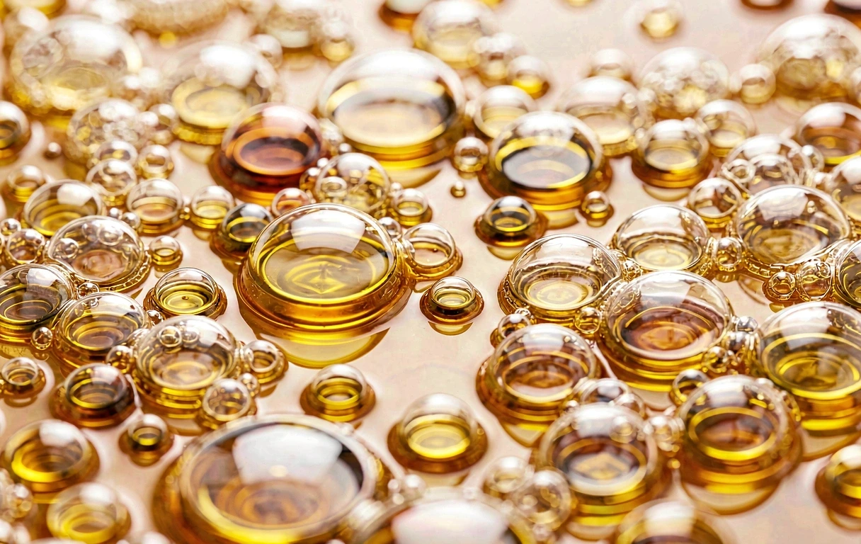 Botanical oil texture